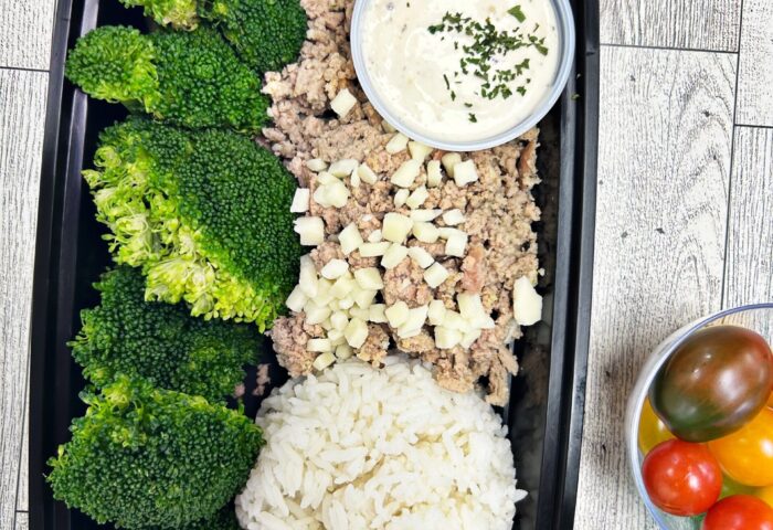 GARLIC PARM TURKEY BOWL