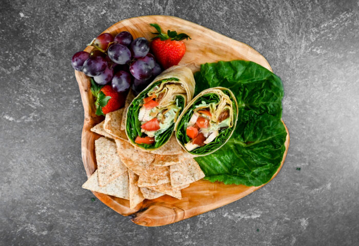 AVOCADO BACON RANCH CHICKEN WRAP