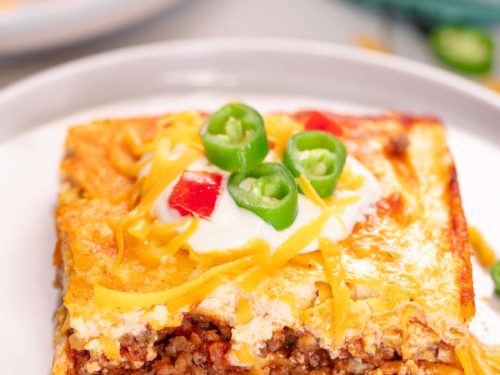 KETO BEEF TACO CASSEROLE