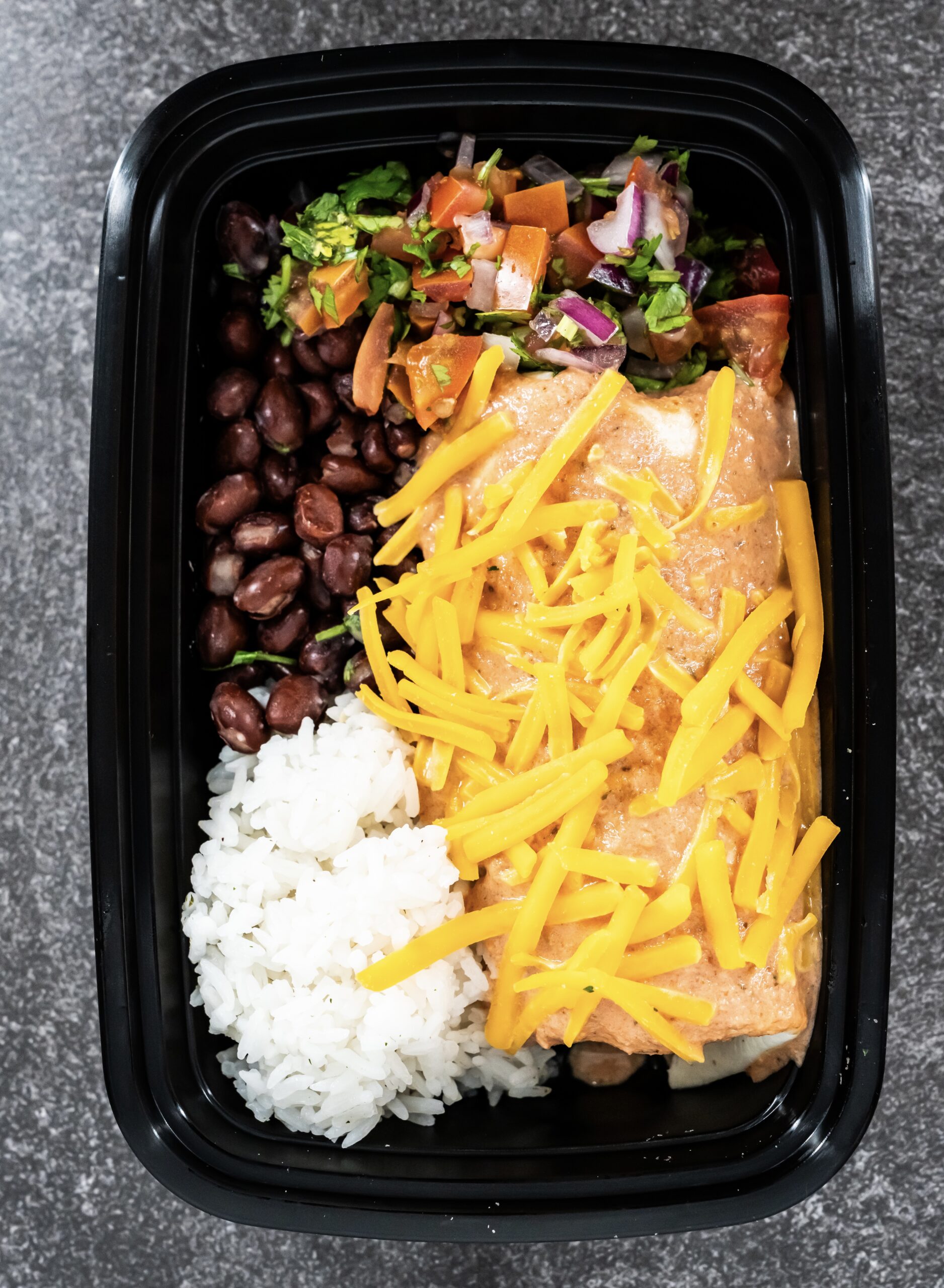 TEX MEX BEEF AND CHEESE ENCHILADA