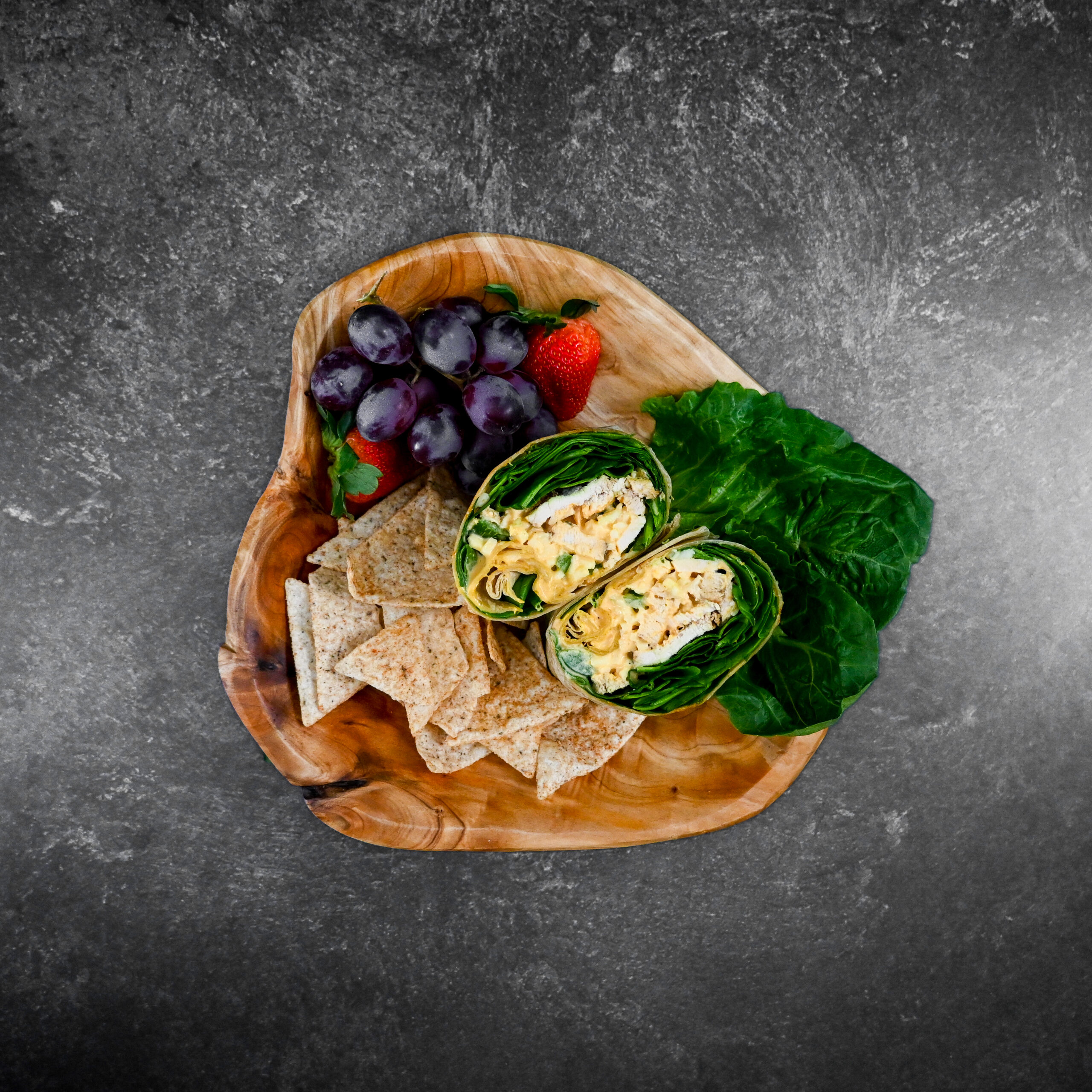 BUFFALO CHICKEN SALAD WRAP