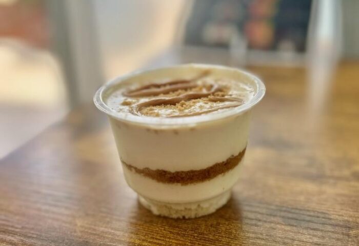 PEANUT BUTTER BISCOFF PROTEIN CUP